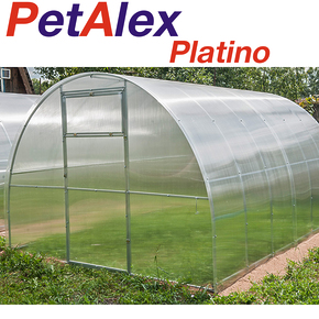 Теплица из поликарбоната PetAlex Platino (4 мм) Solar Plast