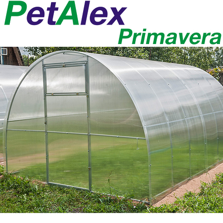 Теплица из поликарбоната PetAlex Primavera (6 мм)